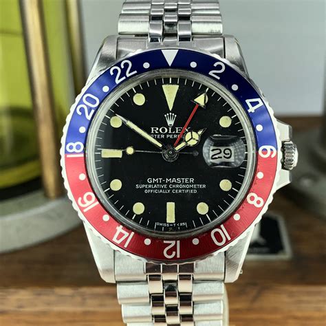 rolex gmt master pepsi 1675 vintage